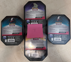 Pokemon Triple Whammy Tins SEALED (4 Tins) - Image 2