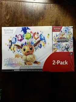 Pokemon Prismatic Evolutions COSTCO 2-pack ETB Elite Trainer Box, Booster Bundle - Image 1