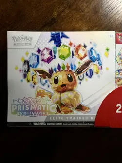 Pokemon Prismatic Evolutions COSTCO 2-pack ETB Elite Trainer Box, Booster Bundle - Image 2