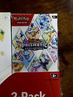 Pokemon Prismatic Evolutions COSTCO 2-pack ETB Elite Trainer Box, Booster Bundle - Image 3