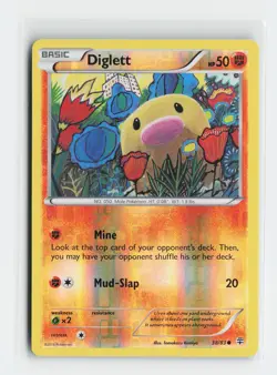 Diglett 38/83 Common Generations Reverse Holofoil Pokemon NM - Image 1