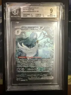 Gardevoir ex 233/091 SV: Paldean Fates Holo Beckett 9 Pokemon - Image 1