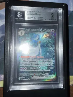 Gardevoir ex 233/091 SV: Paldean Fates Holo Beckett 9 Pokemon - Image 3
