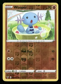 Wooper 083/185 Vivid Voltage Reverse Holo NM/M Pokemon - Image 1