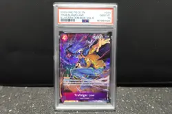 Trafalgar Law Illustration Box Vol.6 P-093 Promo One Piece Purple PSA 10* - Image 1