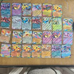 Pokemon TCG EX 27 Card Lot From Modern Sets With Tin - Image 1