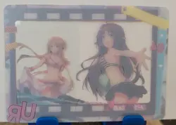 Asuna & Yuuki SAO UR Card Goddess Story Genki Parade Waifu Clear Acrylic - Image 2