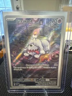 Holo/Full Art Pokemon Lot Mew🔥Greavard🔥Arven🔥Mareep - Image 2