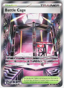 Battle Cage 116/094 Ultra Rare Phantasmal Flames Pokemon Holo Near Mint - Image 1