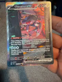 Minty Pokemon Genesect ex 169/086 Sv: Black Bolt Holo POSSIBLE PSA 10! - Image 1