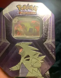 Pokemon TCG Triple Whammy Tins Tyranitar Darkrai Slaking 6 Tins Unopened Sealed - Image 3