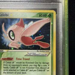 Pokemon Celebi Gold Star Holo EX Crystal Guardians 100/100 PSA 8 NM - Image 5
