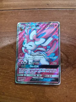 2017 Pokemon Sylveon GX (Full Art) 140/145 Sm-Guardians Rising Holo !! 🔥🔥 - Image 1