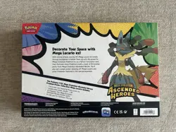 Pokemon TCG Mega Evolution Ascended Heroes Lucario Premium Poster Collection Box - Image 2