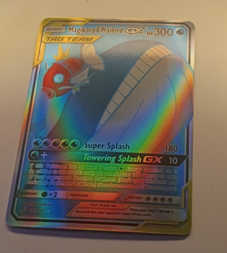 Pokemon Magikarp & Wailord GX TAG TEAM Full Art Holo 160/181 Team Up HP 300 - Image 1