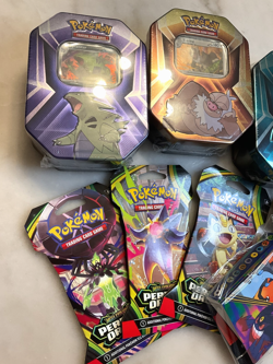 Pokemon TCG Triple Whammy Collectors Tins Slaking Tyranitar Darkrai Lot - Image 3