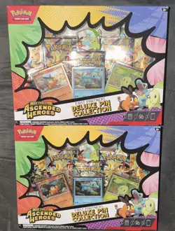 Lot of 2 Pokemon TCG Brand New Sealed Ascended Heroes Deluxe Pin Collections - Image 3