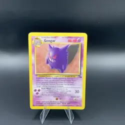 Gengar 20/62 Pokemon TCG Fossil Unlimited Regular Rare LP - Image 1