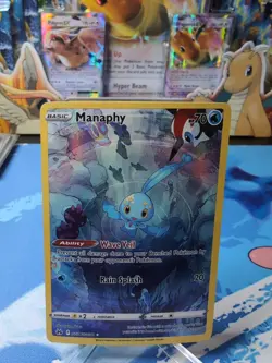 Manaphy GG06/GG70 SWSH Crown Zenith Ultra Rare Pokemon NM - Image 1