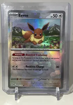 Eevee 074/131 - Masterball Reverse Holo - Pokemon Prismatic Evolutions - Image 1