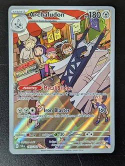Pokemon Briduradon Illustration Rare Stellarkrone 155/142 NM EN - Image 1