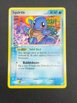 Squirtle NM/M 64/100 Common Crystal Guardians Pokemon - Image 1