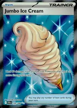 Jumbo Ice Cream 109/086 Ultra Rare Chaos Rising Pokemon Holo NM - Image 1
