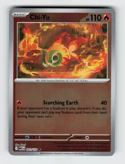 Chi-Yu 031/132 - Pokemon - Mega Evolution - Reverse Holo Uncommon - NM - Image 1