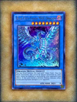 Yugioh Blue-Eyes Chaos MAX Dragon MVP1-EN004 Ultra Rare 1st Ed NM - Image 1