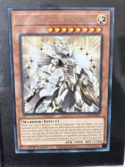 Yu-Gi-Oh! Black Luster Soldier - Sacred Soldier 1st Edition Graded Mint 10 RARE - Image 3