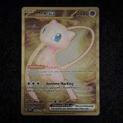 Mew ex 205/165 Hyper Rare Gold Full Art Holo SV 151 ENG 2023 ( Metal Card ) - Image 1