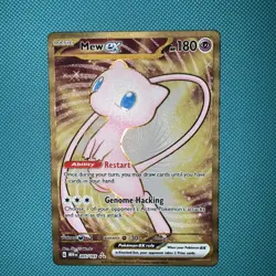 Pokemon TCG Mew Ex 205/165 Full Art Scarlet & Violet 151 Metal Card - Image 2