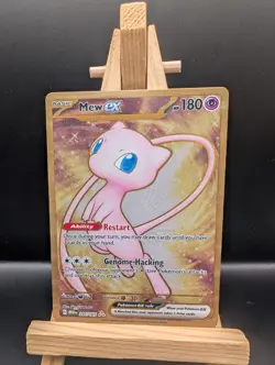 Mew EX 205/165 Scarlet Violet 151 Metal Card Pokemon TCG - Image 2