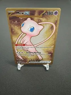 Mew ex Metal Gold Hyper Rare 205/165 S&V 151 UPC Promo Card - Image 1
