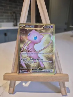 Pokemon Mew EX 205/165 Scarlet & Violet 151 Gold Secret Rare Non-Metal Card NM - Image 1