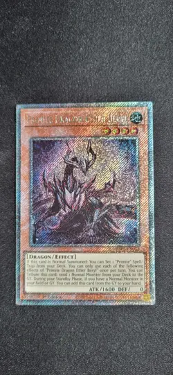 YUGIOH Primite Dragon Ether Beryl RA05-EN033 Platinum Secret Rare 1ST ED - Image 1