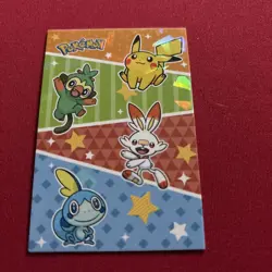 Pikachu & Galar Starters Electric Pokemon 2025 Cracked Ice Holo Card Database - Image 1