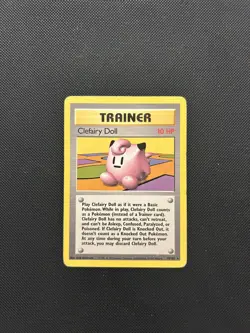 Clefairy Doll 70/102 | Base Set | Non Holo Trainer Card HP - Image 1