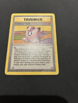 Clefairy Doll 70/102 | Base Set | Non Holo Trainer Card HP - Image 3