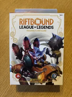 RUMBLE Riftbound LoL TCG Champion Deck 40-Card *Factory Sealed* - Image 1
