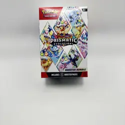 Pokemon TCG Scarlet & Violet Prismatic Evolutions Booster Bundle Box 6 Packs - Image 1