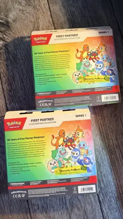 2x Pokemon TCG First Partner Illustration Collection Series 1 Sealed Boxes - Image 2