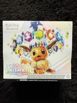 Pokemon TCG Scarlet and Violet Prismatic Evolutions Elite Trainer Box New Sealed - Image 1