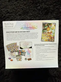 Pokemon TCG Scarlet and Violet Prismatic Evolutions Elite Trainer Box New Sealed - Image 2