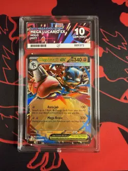 Pokemon TCG 077/132 Mega Lucario Ex Ace 10 | Mega Evolution | Ready To Ship✅ - Image 1