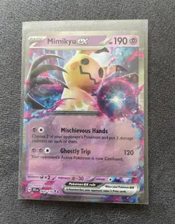 The Pokemon Company Mimikyu ex 069/159 SV09 Journey Together Holo DR Full Art - Image 1