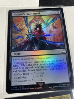 Magic: The Gathering (MTG) - FIN Vincent's Limit Break C0126 Foil NM - Image 1