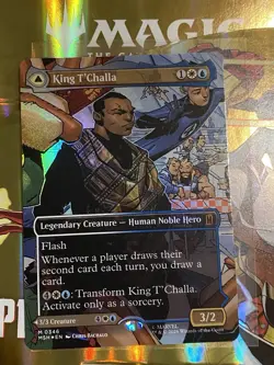 King T'Challa/Black Panther, Hope Enduring (Borderless) (0346) Foil - Image 1