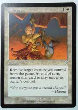 Liberate *Uncommon* Magic MtG x1 Invasion MP - Image 1