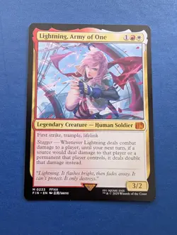 MTG Lightning, Army of One: Final Fantasy #233 – NM-MT - Image 1